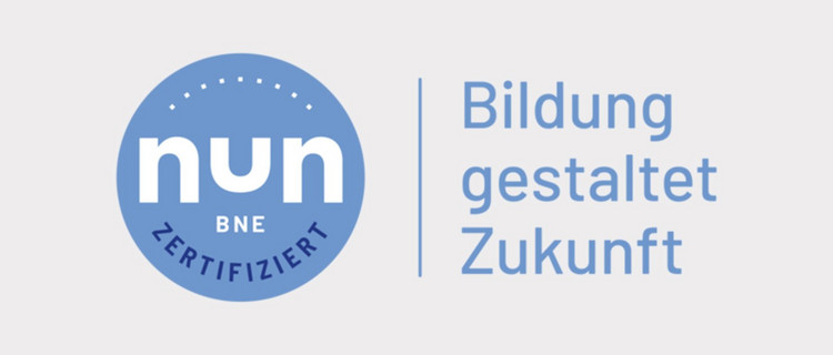 NUN Logo mit Schriftzug Bildung schafft Wissen