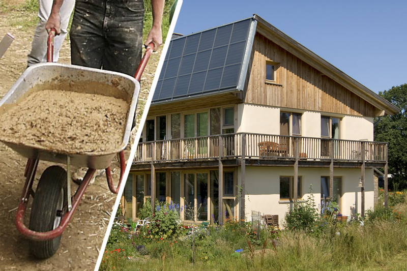 In diesem Bildungsmodul lernen die Teilnehmenden Stroh, Holz und Lehm als naturnahe Baustoffe kennen. Die Teilnehmenden sammeln an der Lehmbau-Lernstation praktische Erfahrungen mit diesen Baustoffen.